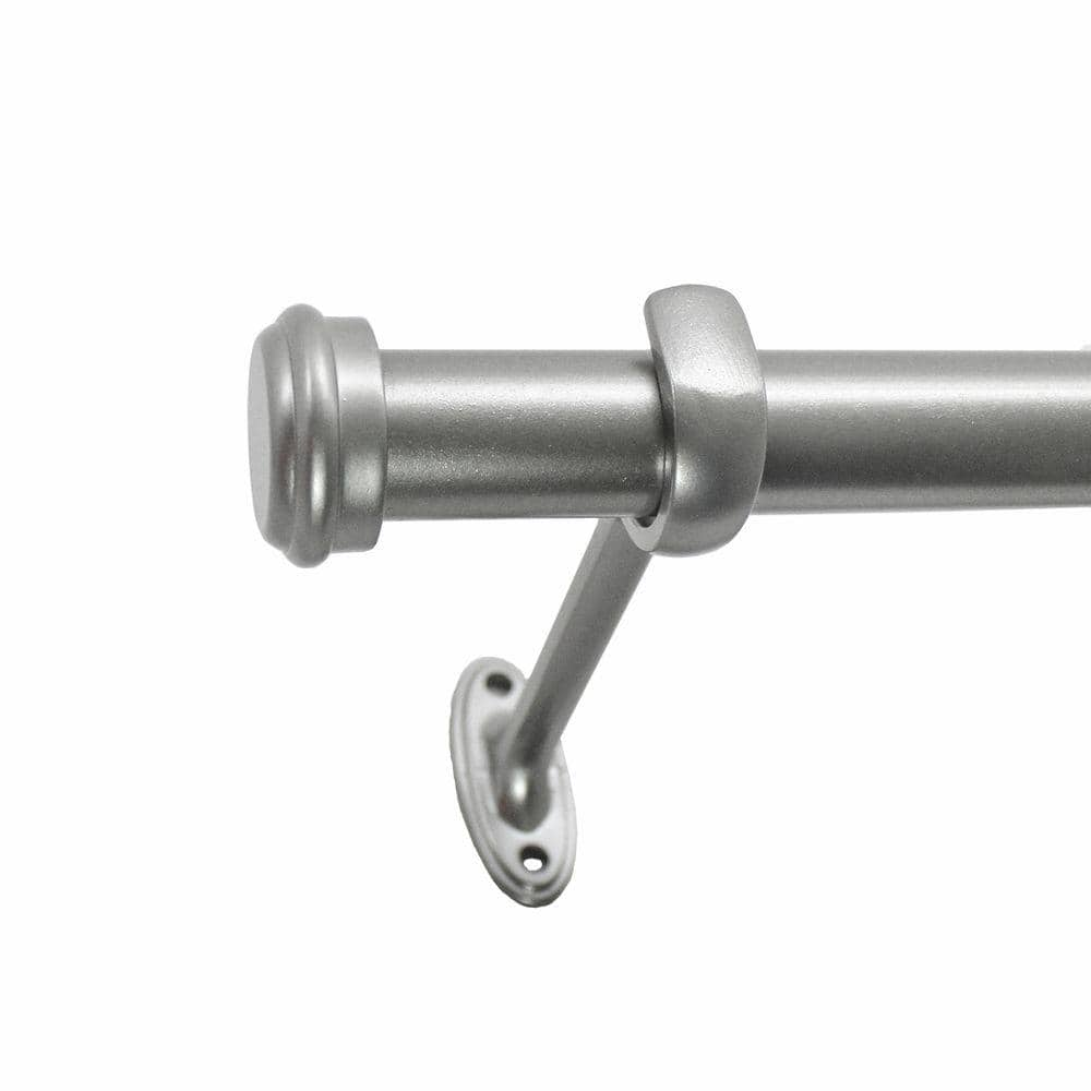 Decopolitan End Cap 36 In 72 In Adjustable Curtain Rod 7 8 In In   Decopolitan Single Curtain Rods 680656135860 64 1000 