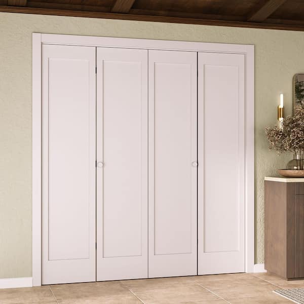 eightdoors 30 in. x 80 in. x 1-3/8 in. 1-Panel Shaker White Prime