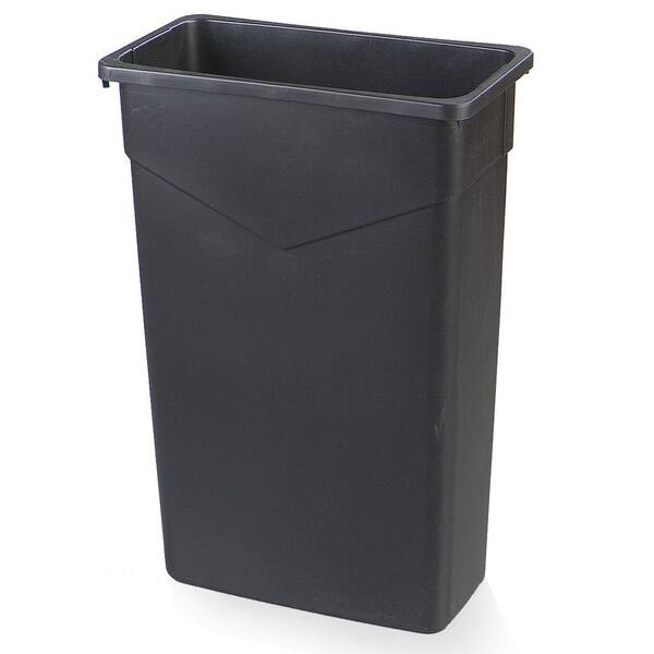 Carlisle Trimline 23-Gallon Black Polyethylene Can (4-Pack)