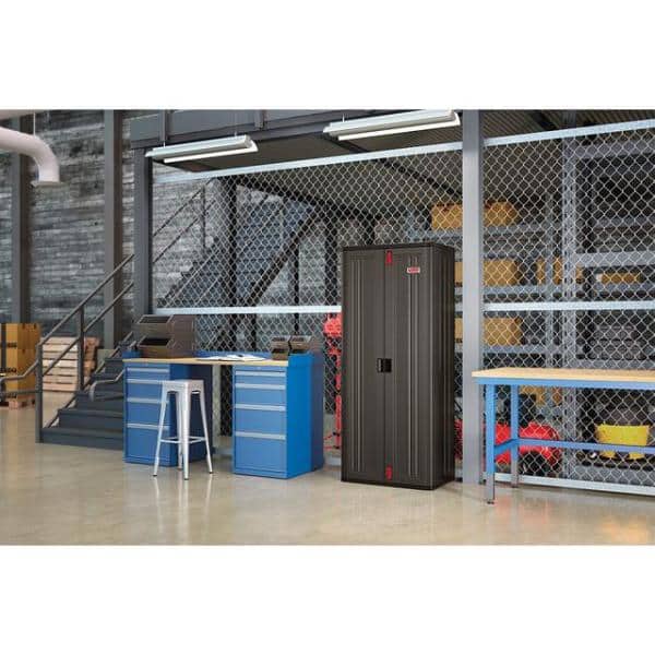 Suncast Tall Storage Cabinet, Gray