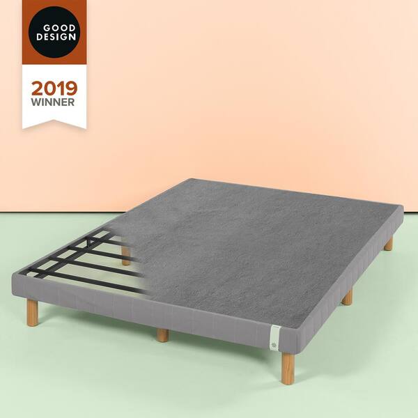 Zinus Good Design Winner Grey Metal, California King Bed Frame No Boxspring Needed