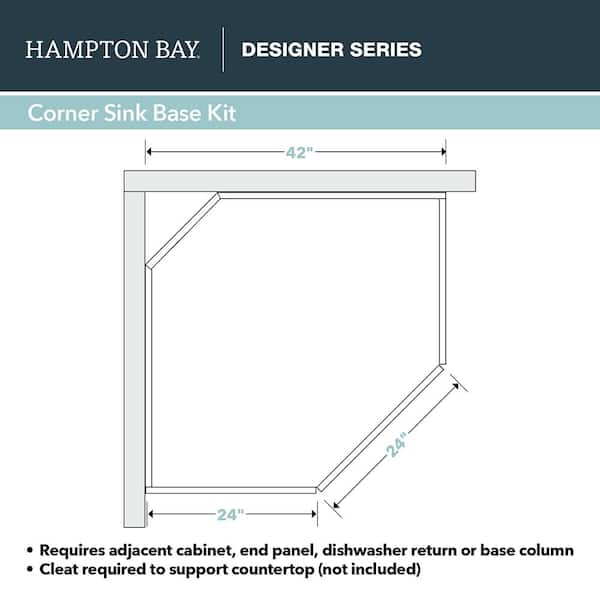 Biggest Sink for a 42 Corner Sink Base Cabinet — DirectSinks