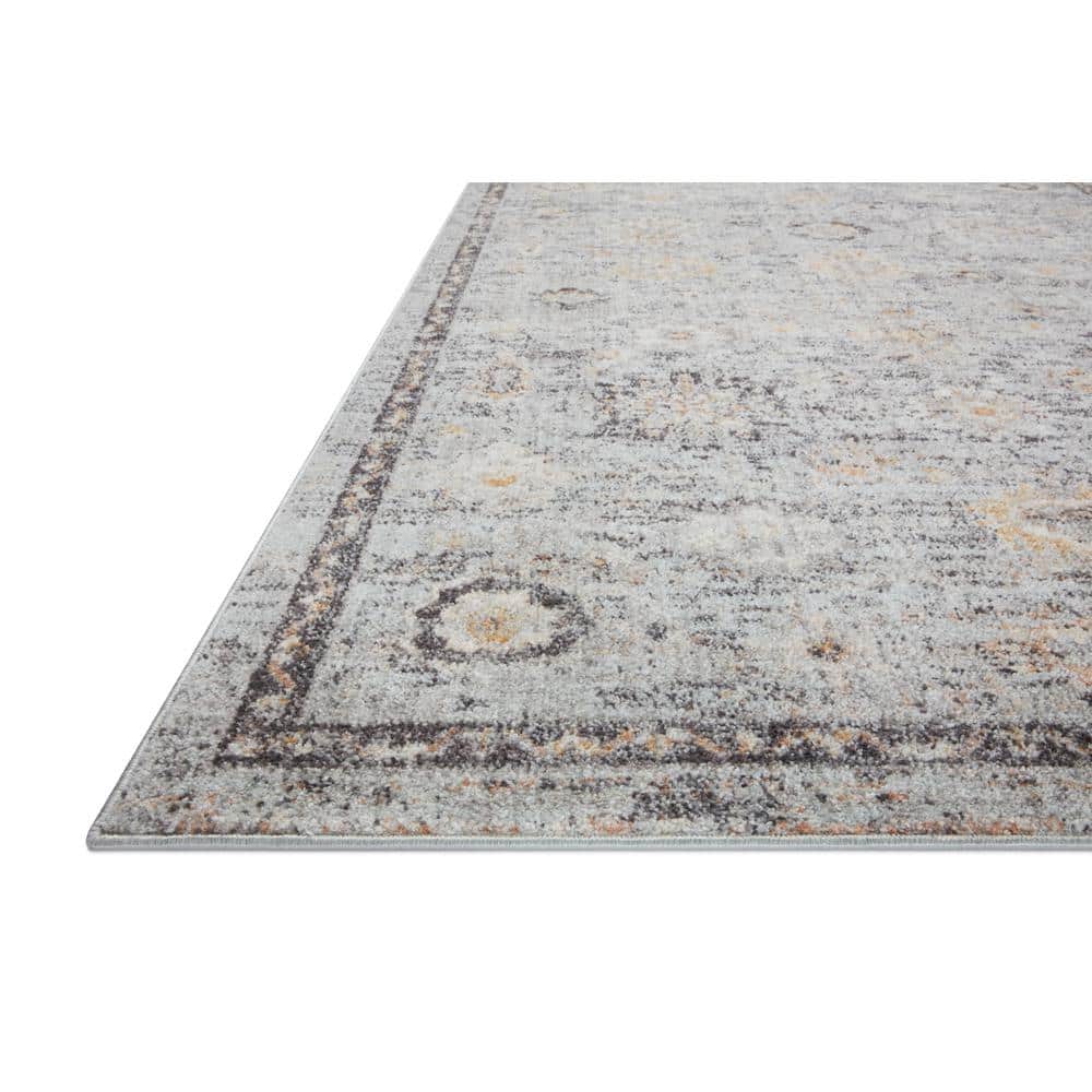 Monroe Sky Gold Rectangular 7'-10" x 10' Synthetic Area Rug