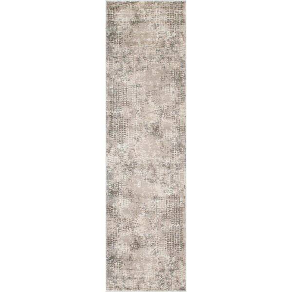 Unique Loom Chromatic Stormy Gray 2 ft. 7 x 10 ft. Area Rug 3142287