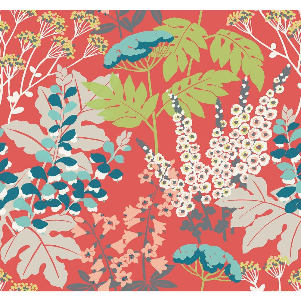 Red Brie Forest Flowers Wallpaper Border Sample price history on PriceWatchPro