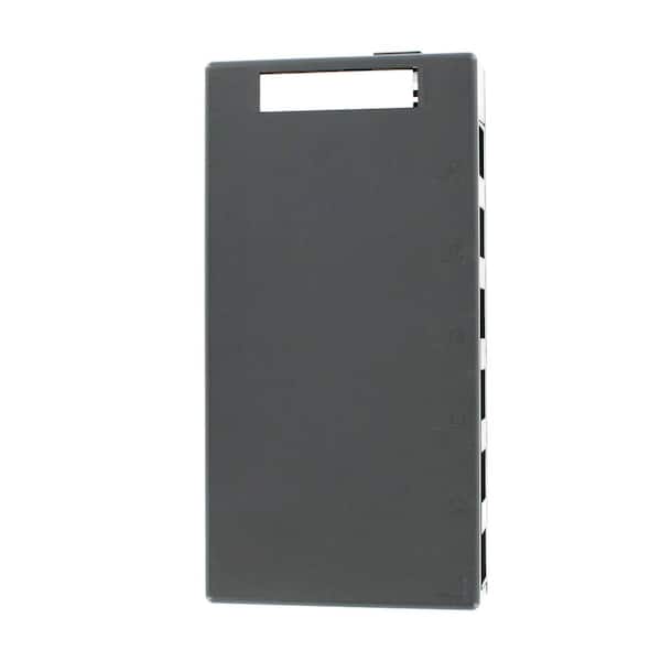 6-Port QuickPort Surface Mount Box, Black 41089-6EP