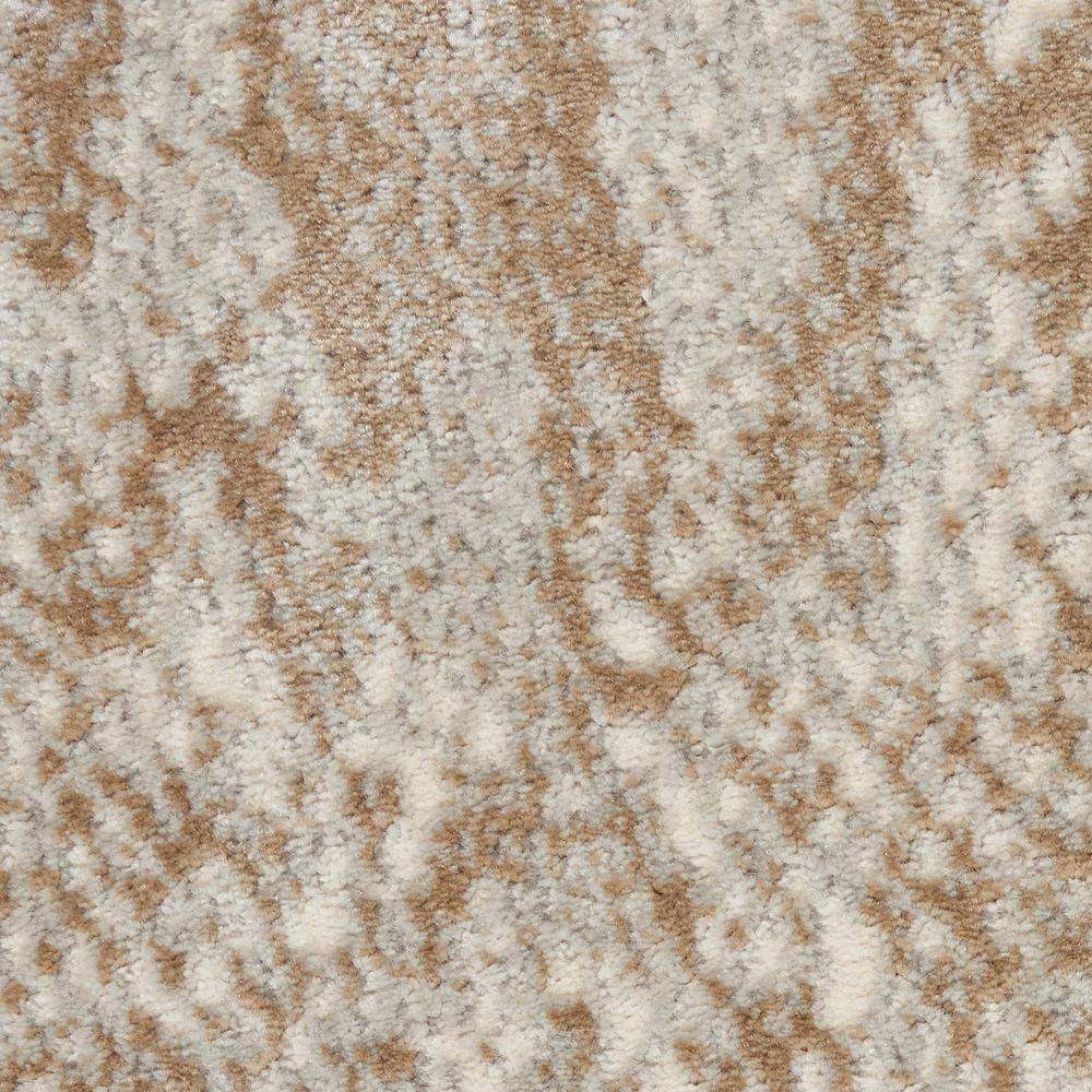 Ivory Beige 8' x 10' Abstract Animal Print Area Rug