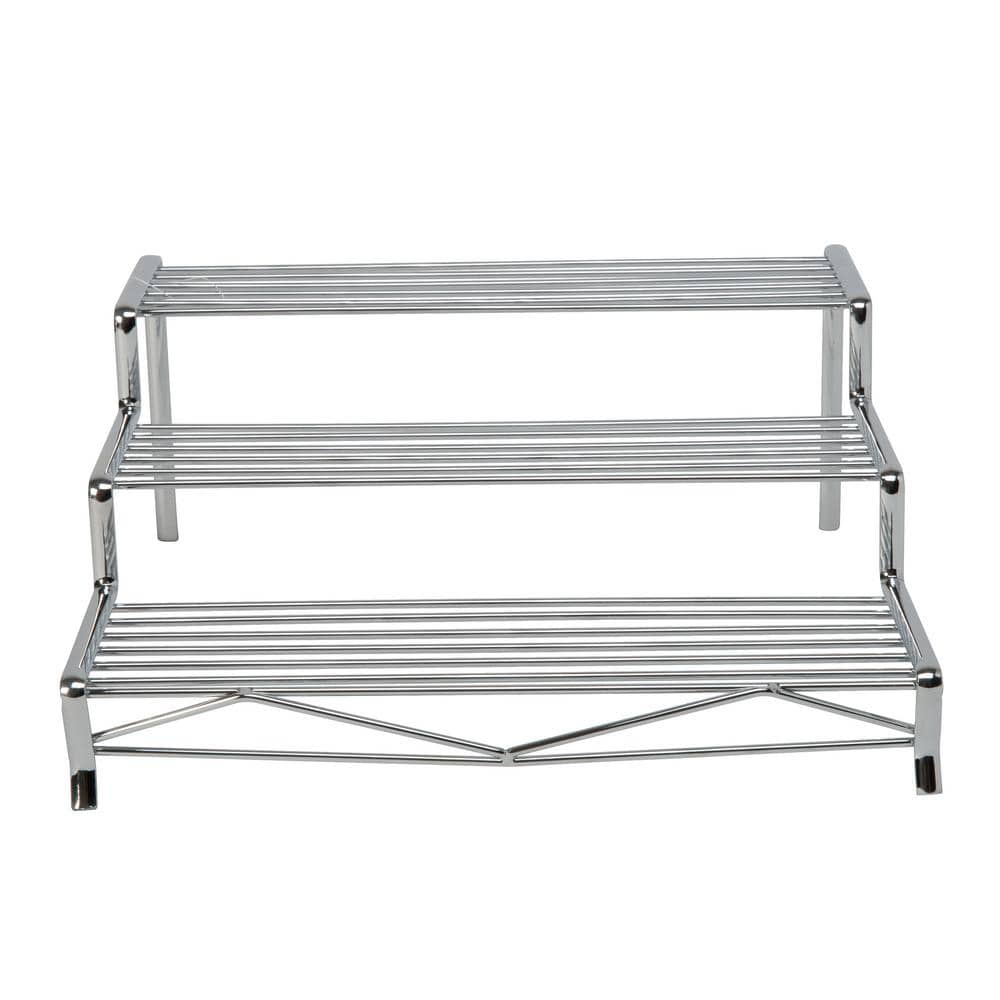 Kitchen Details Geode 3 Tier Spice Rack in Chrome 23381-CHR - The Home ...