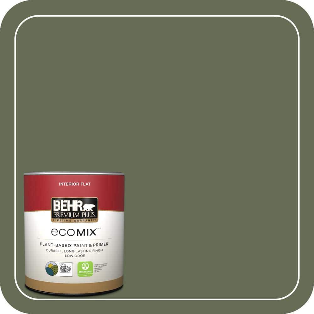 1 qt. #ECC-38-3 Sea Fern Flat EcoMix Plant-Based Interior Paint & Primer price history on PriceWatchPro