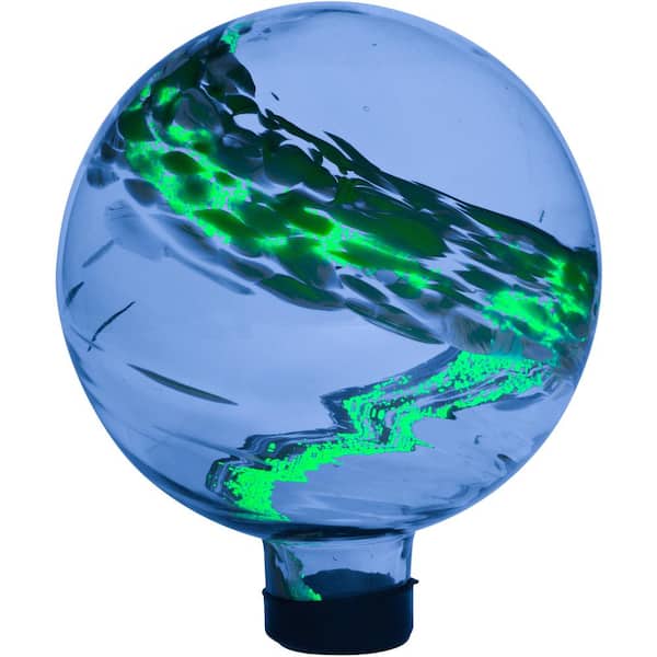 Trademark Innovations 8 in. Glass Glow in Dark Gazing Globe