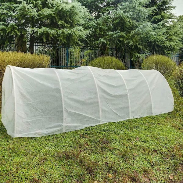 Agfabric 10 ft. x 50 ft. Plant Covers Freeze Protection Frost Blanket for Garden, Row Covers for Vegetables, 0.9 oz.