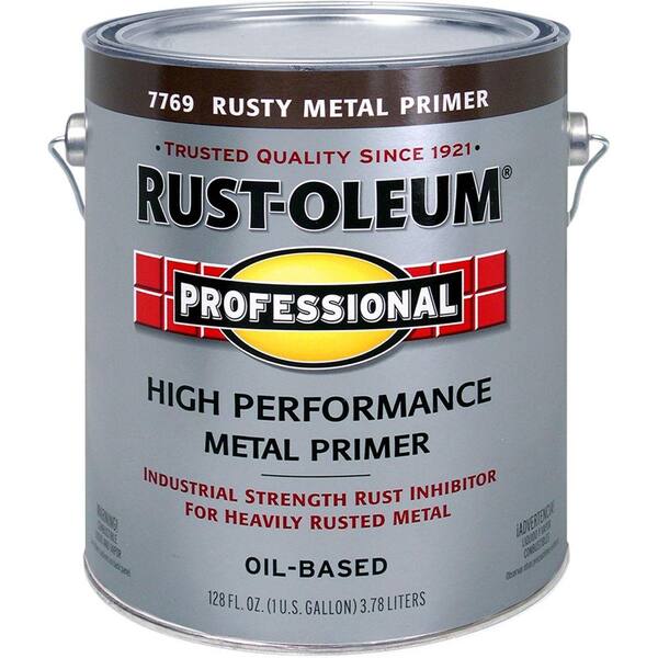 Rust-Oleum Professional 1-Gal. Flat Rusty High-Performance Metal Primer-DISCONTINUED