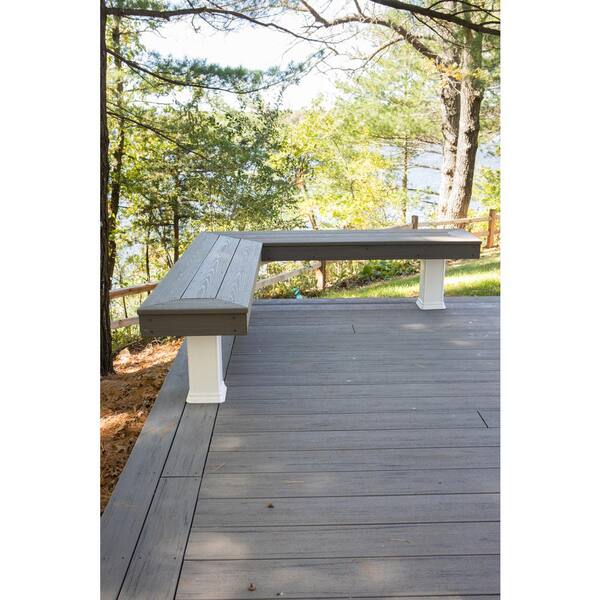 TimberTech Composite Terrain 5/4 in.x6 in.x20 ft. Square Silver