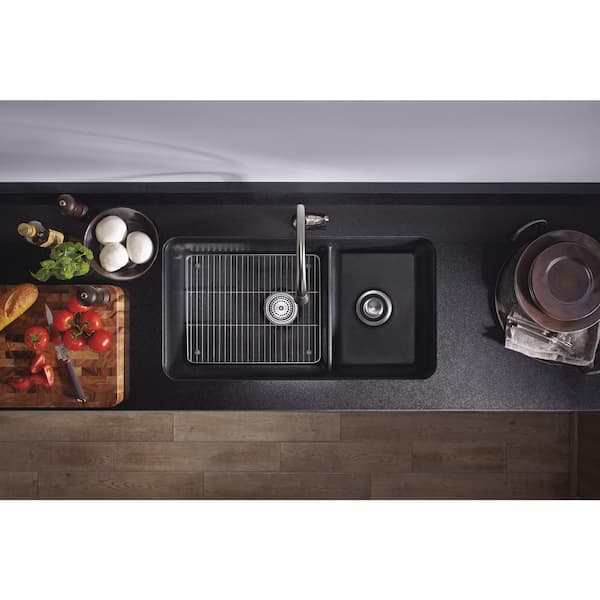 KOHLER Cairn 17.25 in. x 14 in. Bottom Bowl Rack in Stainless Steel