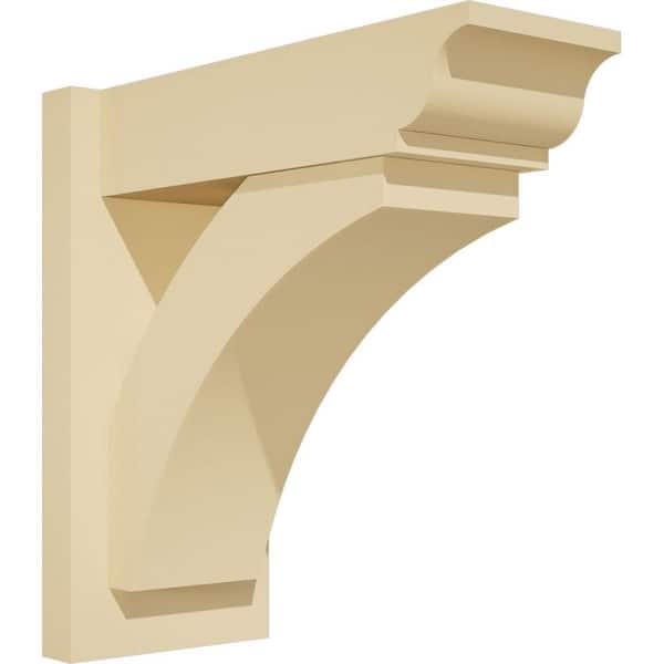 Ekena Millwork Thorton 7 in. W x 16 in. H x 16 in. D Signature Urethane Polyurethane Outlooker with Traditional Ends