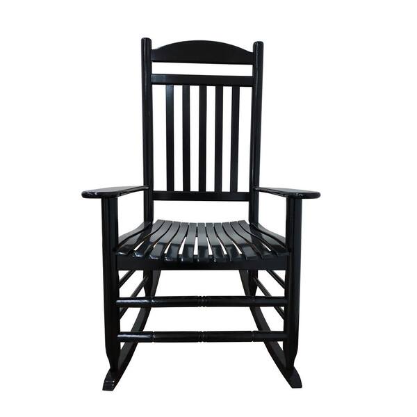 hampton bay rocking chair black