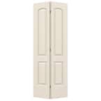 30 in. x 80 in. Continental Primed Smooth Molded Composite MDF Closet Bi-fold Door