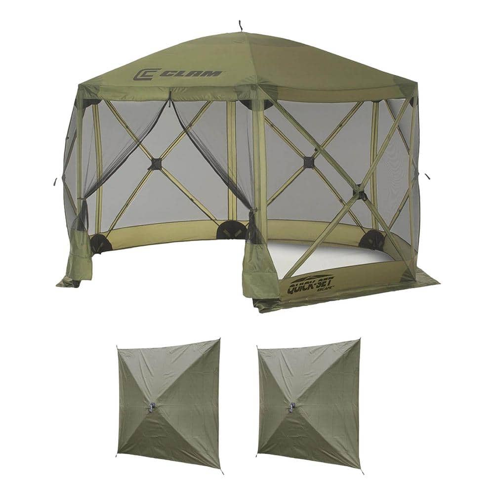 UPC 193802067101 product image for Quick Set Escape Portable Canopy Shelter Plus Wind and Sun Panels (2-Pack) | upcitemdb.com