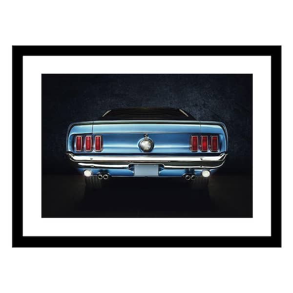 MUSTANG BOLD Framed Print by Unknown 1 Piece Framed Graphic Print Abstract Poster Art Print 18 in. x 14 in.