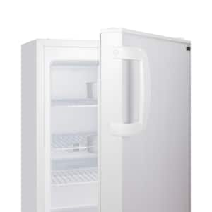 2.8 cu. ft. Manual Defrost Upright Freezer in White, ADA Compliant