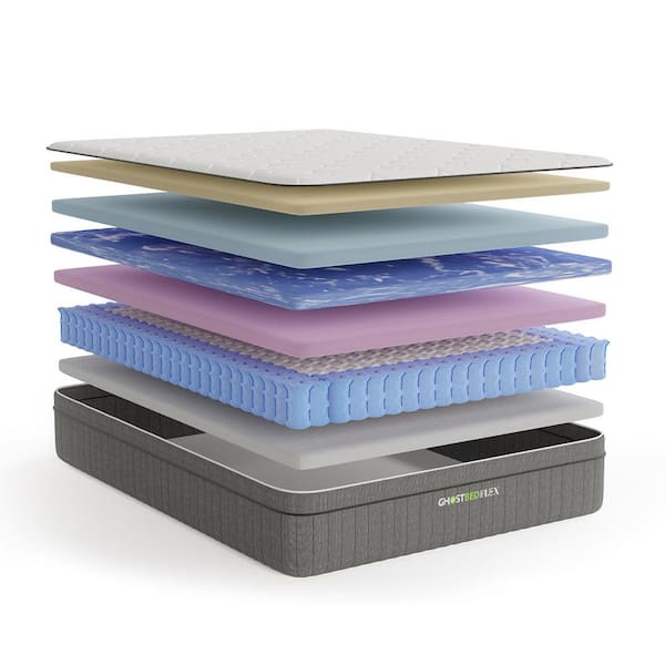 Flex 13 in. Medium Firm Gel Memory Foam Pillow Top Hybrid Twin Mattress