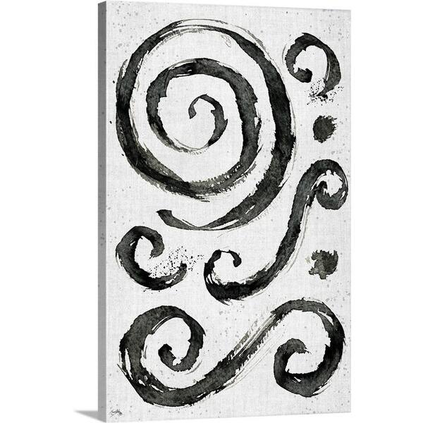 GreatBigCanvas 20 in. x 30 in. "Tribal Swirls II" by Elizabeth Medley Canvas Wall Art
