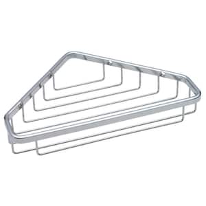 Large Wire Corner Shower Caddy in Bright Stainless