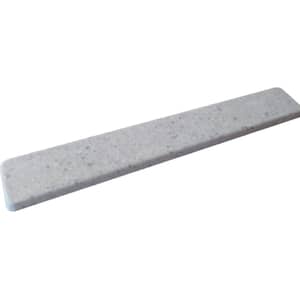 22 in. Cultured Marble Universal Sidesplash in Frost