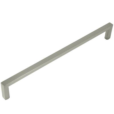 Cosmo 7.56 in. (192 mm) Satin Nickel Zinc Center-to-Center Classic Dual Mount Drawer Pull