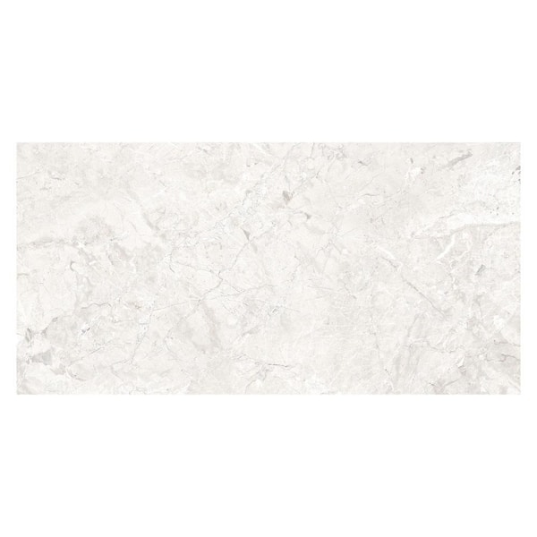 ANDOVA Kaia Sarana Grey 12 in. x 24 in. Stone Look Matte Porcelain Wall and Floor Tile (9.69 sq. ft./ Case)