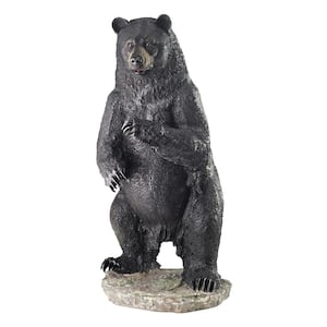 28 in. H Fishing for Trouble Bear Large Statue