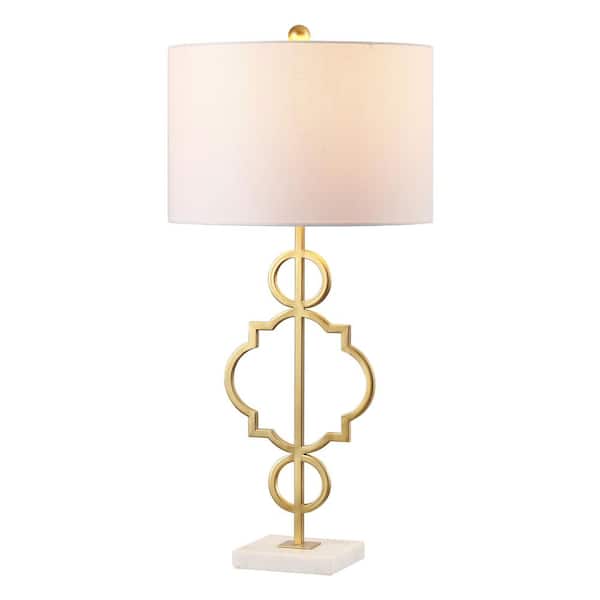 July 31 in. H Gold Leaf Metal Table Lamp