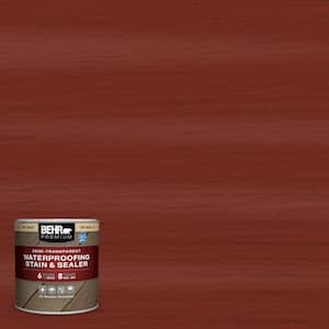 8 oz. #ST-330 Redwood Semi-Transparent Waterproofing Exterior Wood Stain and Sealer Sample