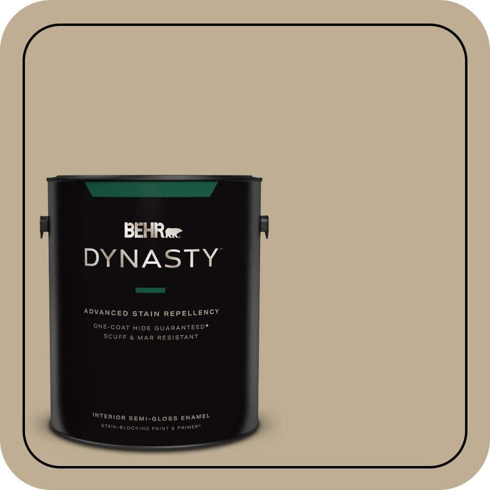 1 gal. #740D-4 Mochachino Semi-Gloss Enamel Interior Stain-Blocking Paint & Primer price history on PriceWatchPro