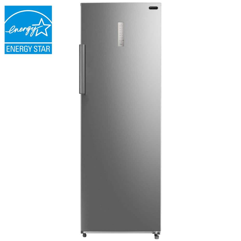8.3 cu. Ft. Upright Freezer Convertible Refrigerator Deep Freezer Stainless Steel Energy Star