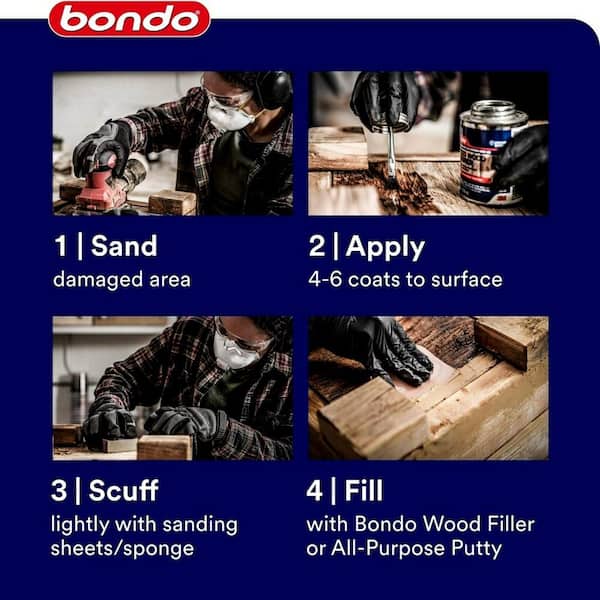 Bonda Wood Hardener  Strengthens And Reinforces Decaying Wood