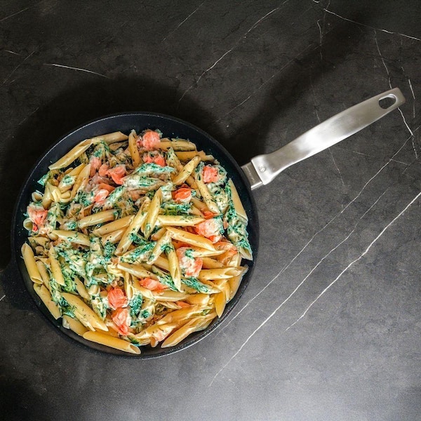 CDX 11 in. Nonstick Ceramic Frying Pan Glossy Black