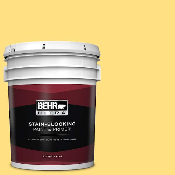 BEHR ULTRA 5 gal. #370B-4 June Day Flat Exterior Paint & Primer