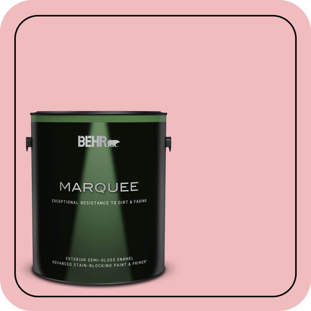1 gal. #P160-2 Blush Rush Semi-Gloss Enamel Exterior Paint & Primer price history on PriceWatchPro