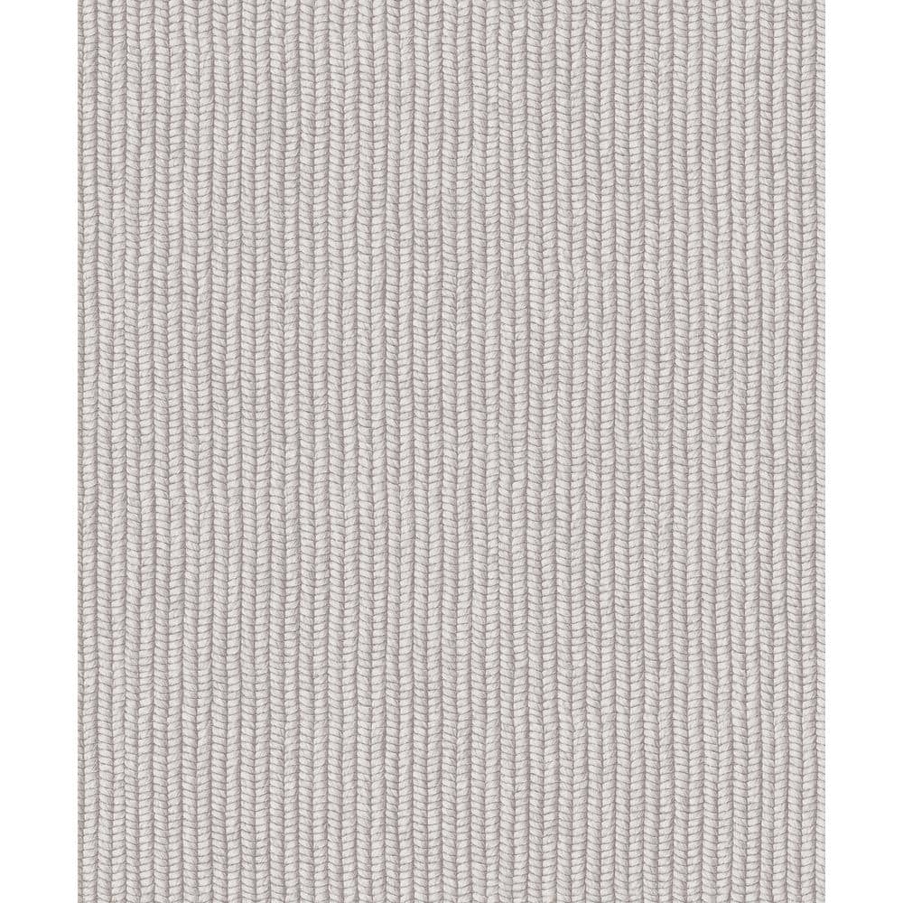 Flora Collection Pink Rope Weave Matte Finish Non-Pasted Vinyl on Non-Woven