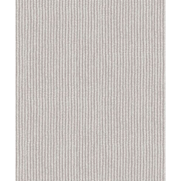 Unbranded Flora Collection Pink Rope Weave Matte Finish Non-Pasted Vinyl on Non-Woven Wallpaper Sample