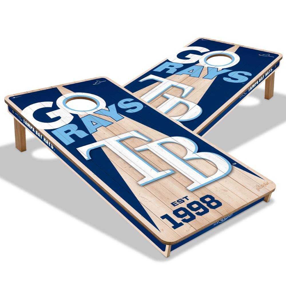 Tampa Bay Rays 2x4 Cornhole Game NO BAGS