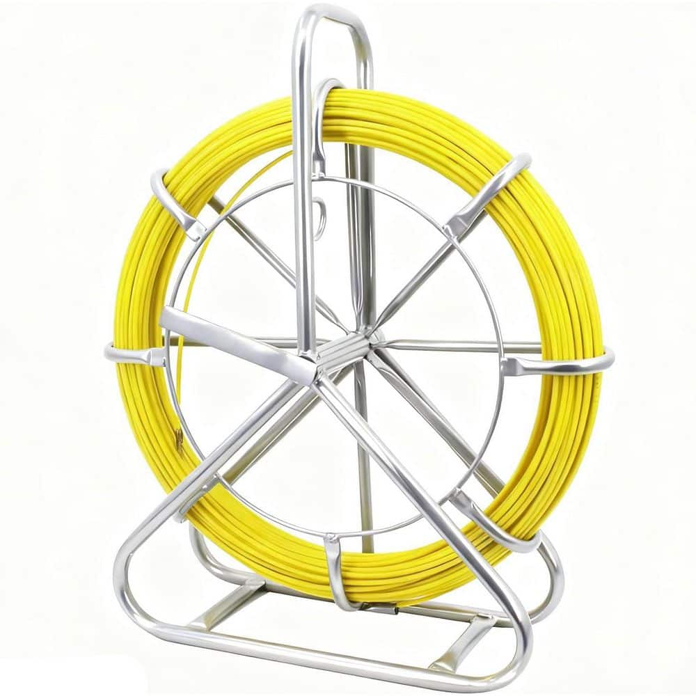 500ft Fiberglass Electrical Fish Tape Epoxy HDPE Duct Rodder with Steel Reel Stand for Conduit Wire Pulling price history on PriceWatchPro