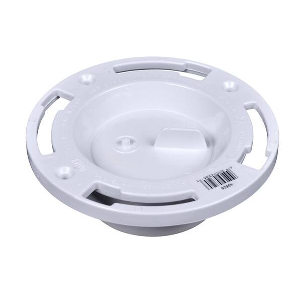 Oatey 3 in. PVC Closed Toilet Flange with Test Cap435052 The Home Depot