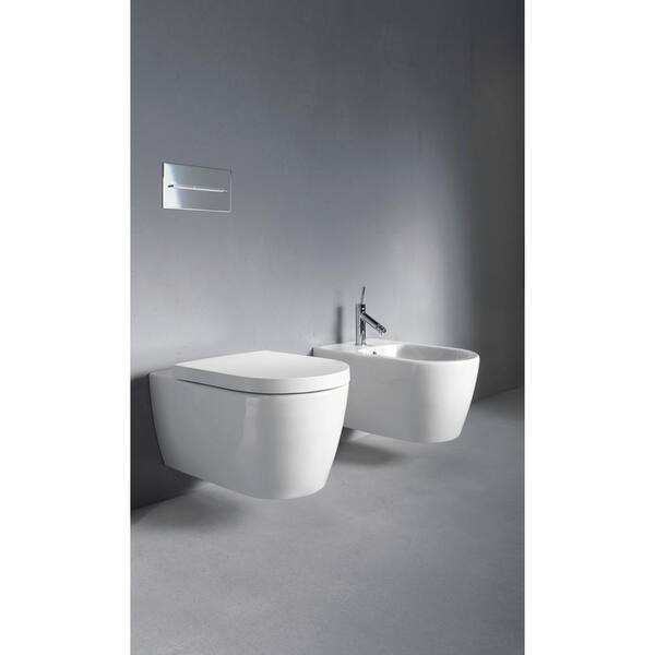 Duravit ME by Starck Elongated Toilet Bowl Only in White  