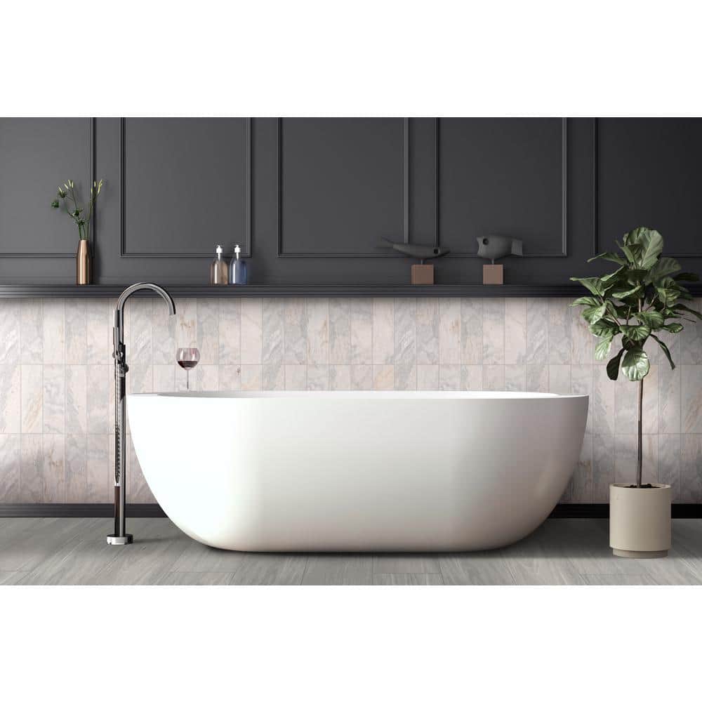 Capri Blue 4x12 Honed Marble Subway Tile