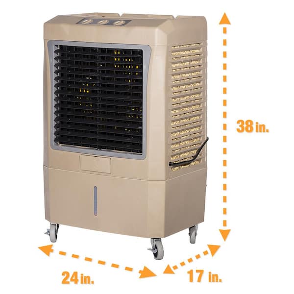 VEVOR 3100-CFM 3-Speed Indoor/Outdoor Portable Evaporative Cooler