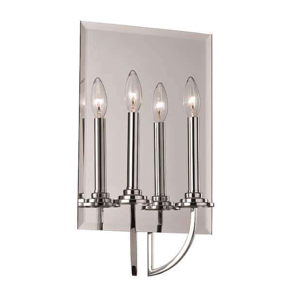Bel Air Lighting 2 Light Polished Chrome Vanity Light With Mirrored Back 462 Pc The Home Depot Bel Air Lighting 2 Light Polished Chrome Vanity Light With Mirrored Back 462 Pc The Home Depot