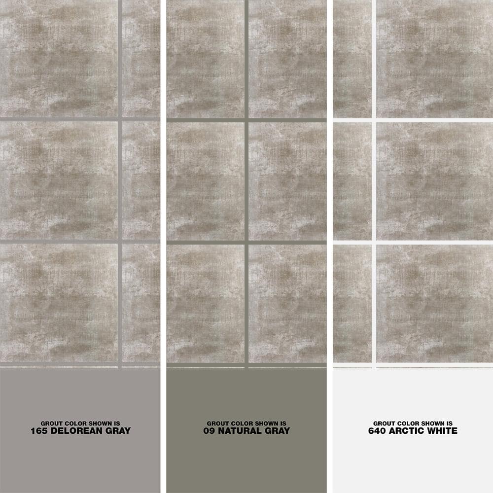 Ash Gray 24" x 24" Matte Porcelain Cement Look Tile
