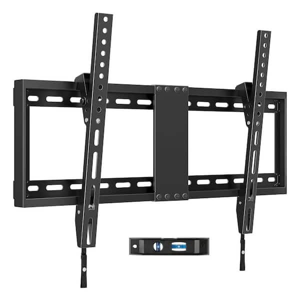 Retractable Tilt Wall Mount for 37 in. - 75 in. TVs, Universal Low Profile Flat Bracket for Stud Installation